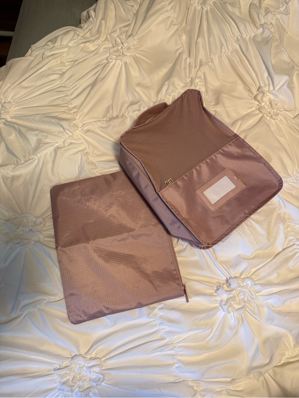2 Pack - BEIS Packing Cubes in Atlas Pink - Picture 9 of 9